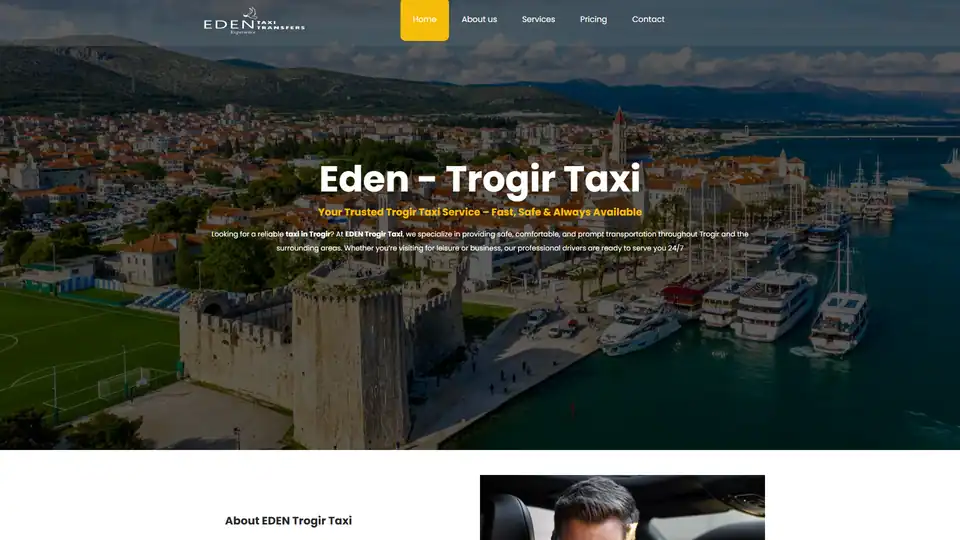 Screenshot web stranice Edenexperience - edenexperience.hr